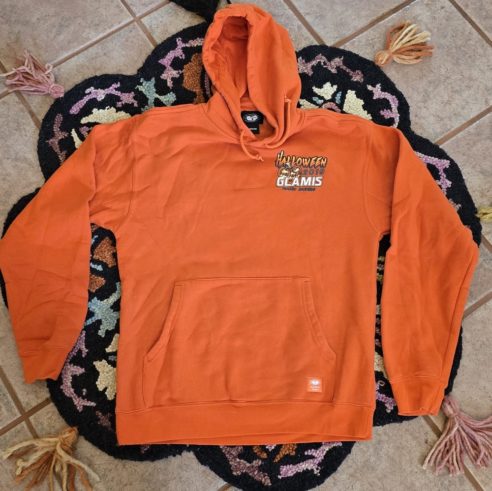 🔥🔥Rare WU WEAR Orange Halloween Glamis Hoodie🔥🔥